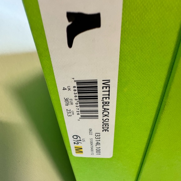 SAM EDELMAN Ivette Suede Ankle Boots black casual classic stylish comfy winter - Picture 7 of 7